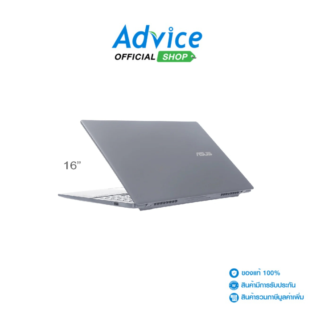 Asus Notebook (โน๊ตบุ๊ค) Vivobook 16X V3607VU-RP596W (Matte Black) - A0166419