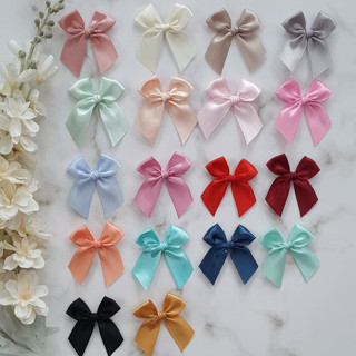 โบว์สำเร็จ ริบบิ้นหน้ากว้าง 25 มม. โบว์ติดของชำร่วย (อ่านราย…