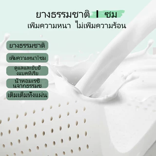 สไตล์ฤดูร้อน เสื่อไหมน้ำแข็ง เสื่อลาเท็กซ์ 3/4/5/6ฟุต กันน้ำ ผ้าให้ความรู้สึกเย็น ทนเหงื่อและระบายอากาศได้