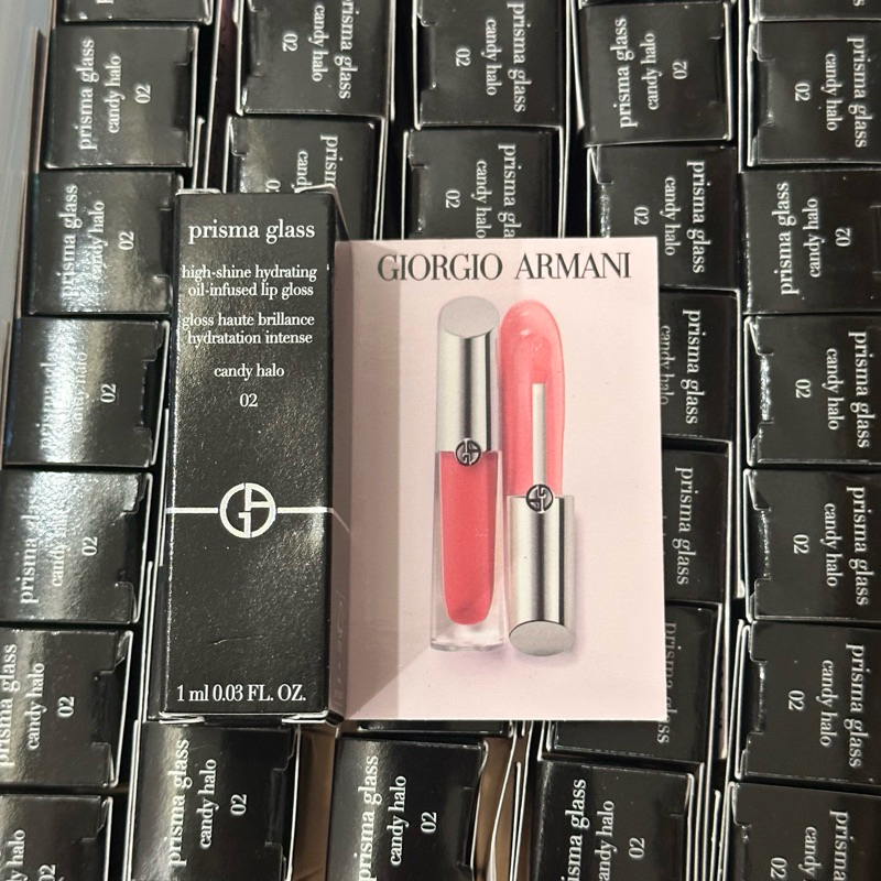 [ลด30% ใช้โค้ดไลฟ์/Shopee Video]✅พร้อมส่ง✅แท้ Armani Beauty Prisma Glass Lip Gloss 1ml