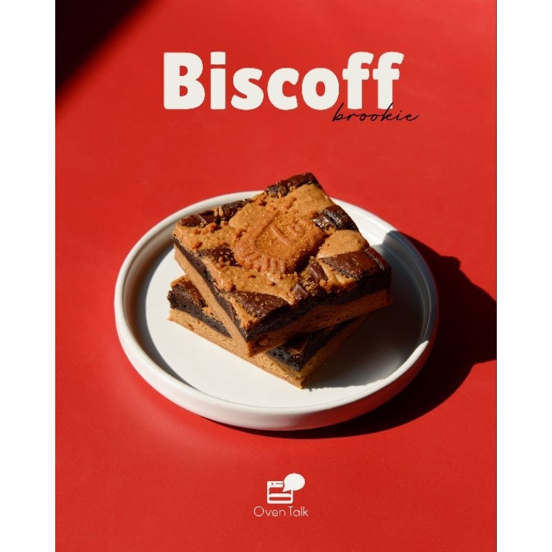 Biscoff Brookie ขนาด 3x3 นิ้ว | Oven Talk