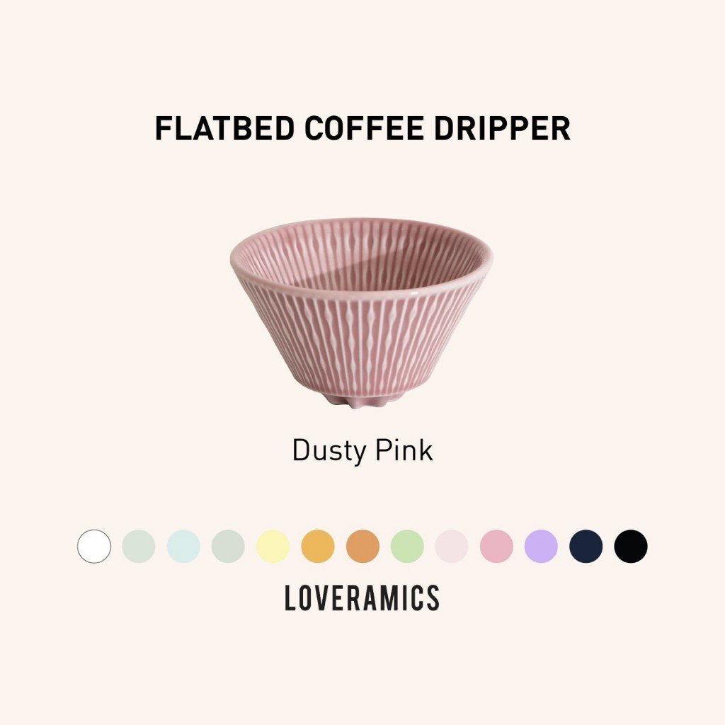 LOVERAMICS กรวยดริปเปอร์เซรามิค BREWERS - FLATBED COFFEE DRIPPER