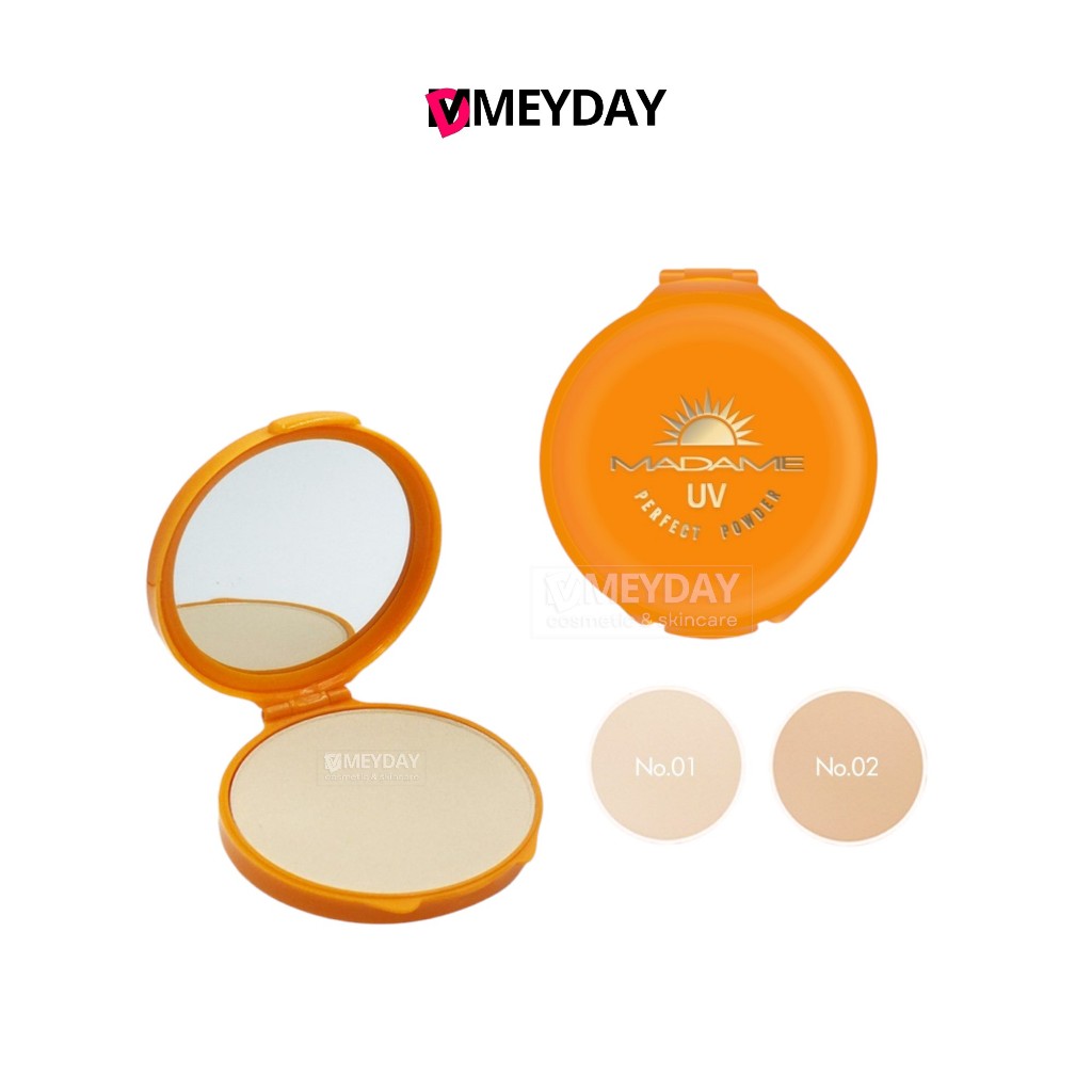Civic Madame Uv Perfect Powder แป้งพัฟ ผสมรองพื้น ซีวิค มาดาม ยูวี เพอร์เฟ็ค พาวเดอร์ 16g