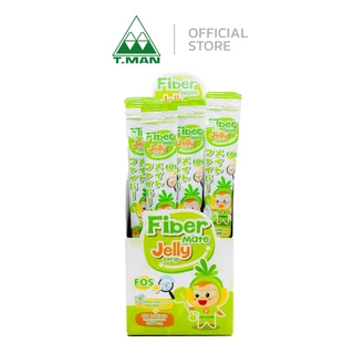 Fibermate Jelly Strip เจลลี่ไฟเบอร์ แก้ท้องผูก ช่วยปรับสมดุลลำไส้ (1 กล่อง 10 ซอง)