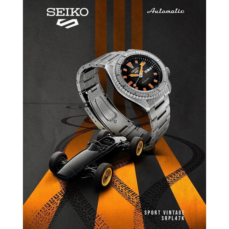 SEIKO นาฬิกาข้อมือ SEIKO 5 SPORT VINTAGE CAR SPECIAL SSK045K SRPL49K SRPL47K ของแท้ประกันศูนย์ 3 ปี