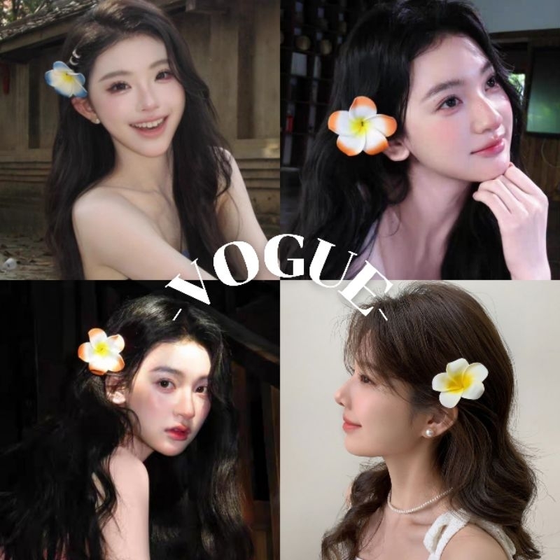 Vogue🌟พร้อมส่ง🌟 จากไทย 1ชิ้น กิ๊ฟดอกลีลาวดีปลอม ดอกไม้ตกแต่งดอกลีลาวดี ลีลาวดีลอยน้า ดอกไม้ปลอม (VO-12)