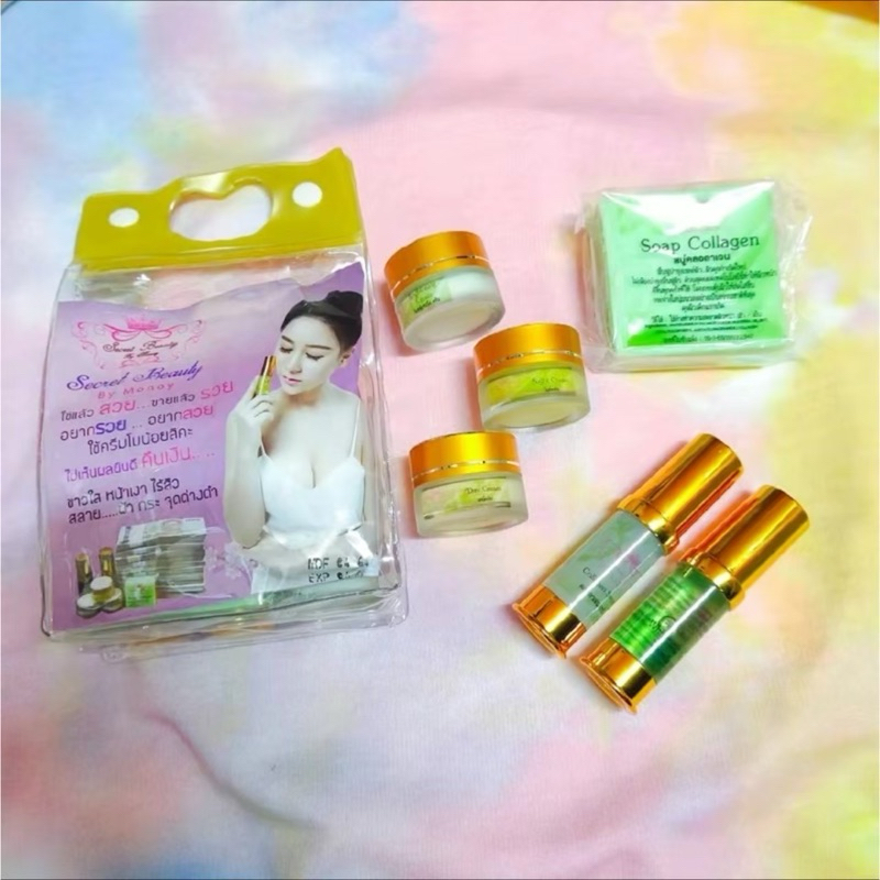 โมน้อยครีมคุนหมอเซตมินิ ขนาด 7 ml และ 15 mlใหญ่แพคเกตใหม่(ของแท้มีบัตรตัวแทน)ชุดใหญ่พรีออเดอร์7วัน
