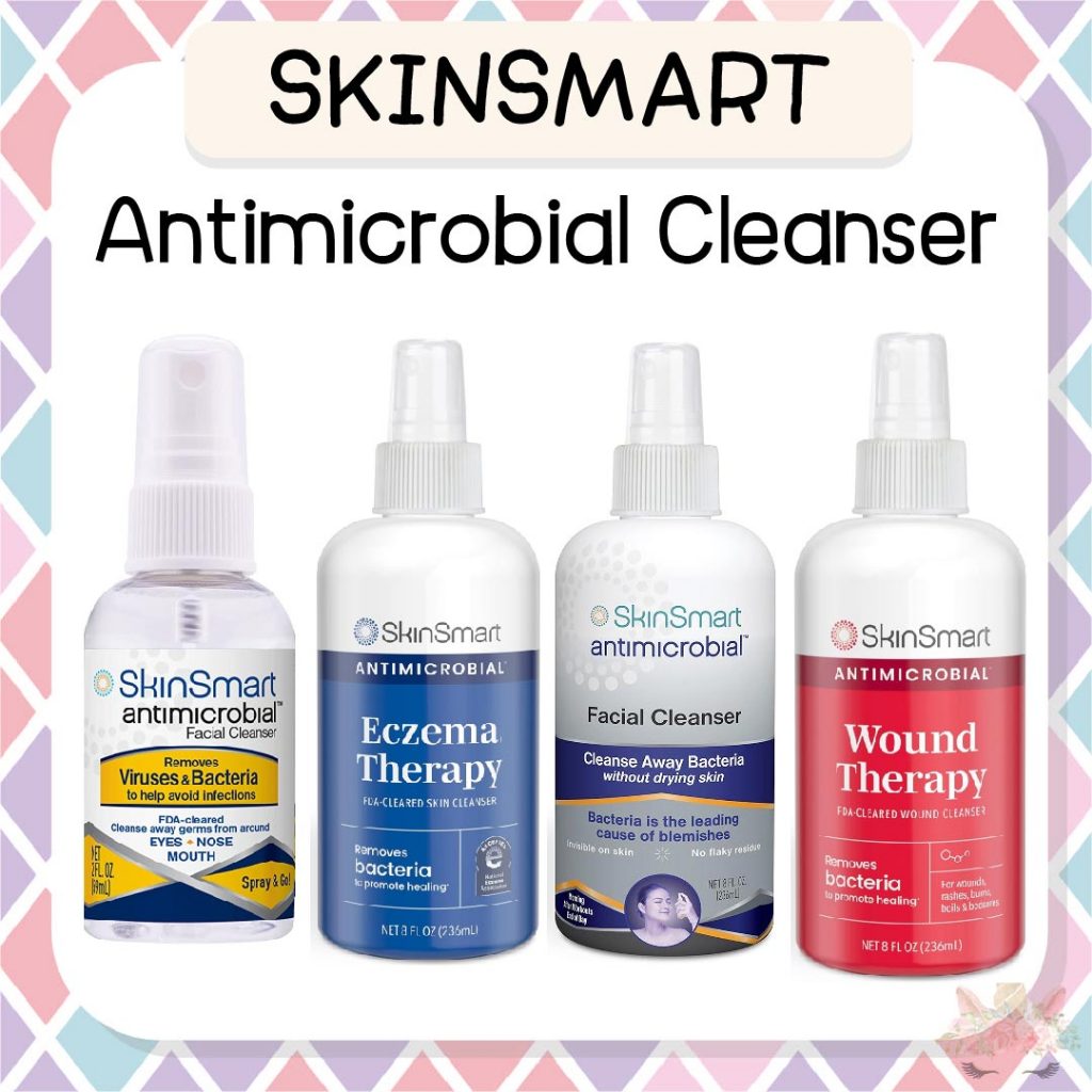 *พร้อมส่ง/ของแท้ * SkinSmart Antimicrobial Eczema Therapy/ Facial Cleanser/ Wound Therapy