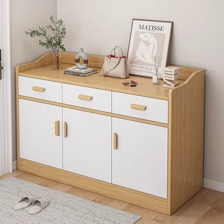 ตู้เก็บของอเนกประสงค์ เคาน์เตอร์ครัว ตู้ครัว Kitchen Cabinet วางไมโครเวฟเครื่องปรุง วัสดุไม้คุณภาพ