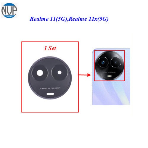 กระจกเลนส์กล้อง Oppo Realme 11(5G),RMX3780,  Realme 11x(5G),RMX3785
