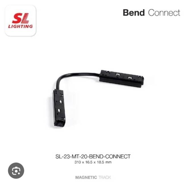 SL LIGHING อุปกรณ์เสริมสำหรับรางแม่เหล็ก สะพานไฟแบบดัดได้
