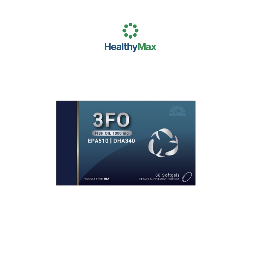 Dr.Lee & Dr.Albert 3FO Fish Oil 60 softgels น้ำมันปลาสกัดจากปลาทะเลน้ำเย็น มีโอเมก้า 3 เข้มข้นถึง 85