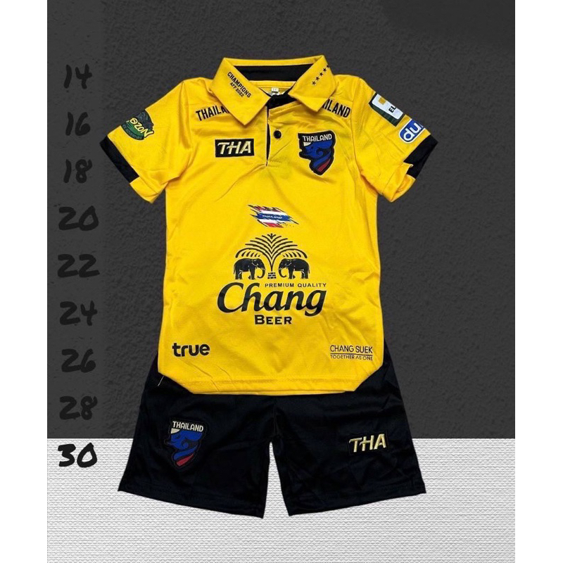 ชุดกีฬาชุดบอลเด็กคอปกสีผืนสีสดใสเด็กหญิงชายใส่ได้ - รูปที่ 2