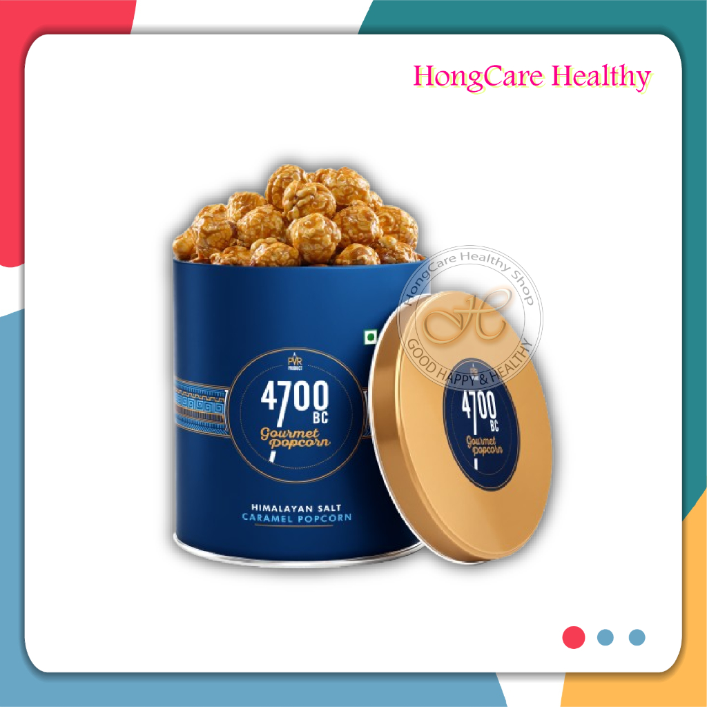 4700BC Gourmet Popcorn Himalayan Salt Caramel 125g., ป๊อบคอร์น ข้าวโพดคั่วรสคาราเมลและเกลือหิมาลายัน