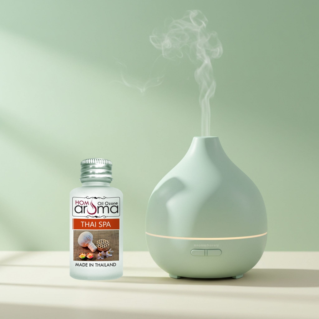 ออยโอโซน Aroma Oil กลิ่น ไทยสปา สำหรับเครื่องพ่นละออง น้ำหอมปรับอากาศ ขายดีที่สุด