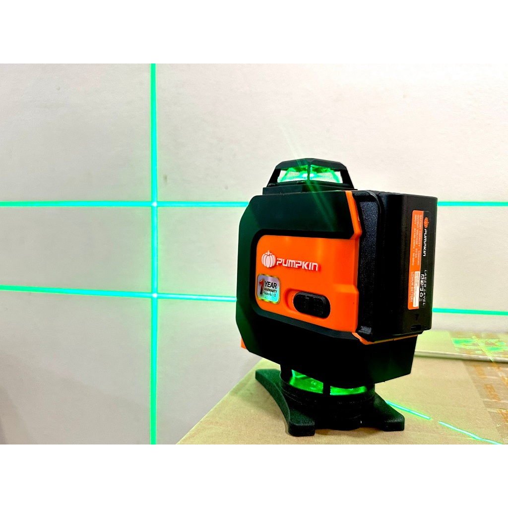 PUMPKIN เลเซอร์วัดระดับแสงเขียว 4D 16 เส้น พร้อมขาตั้งและอุปกรณ์ครบชุด รุ่น PTT-4D16LSG / 28369 - รูปที่ 6