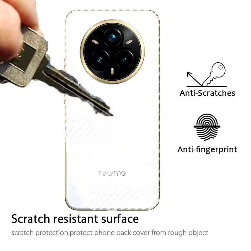 Realme 14 Pro Plus(พร้อมส่งในไทย)ฟิล์มหลังลายเคฟล่าRealme 14X/Realme 14Pro/Realme 14 Pro+ตรงรุ่น