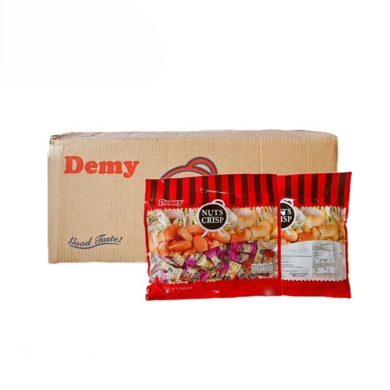 Nuts Crisp ขายส่ง ขนมถั่วตุ๊บตั๊บ ถั่วอัดแท่ง （酥糖500g* 24 ถุง）