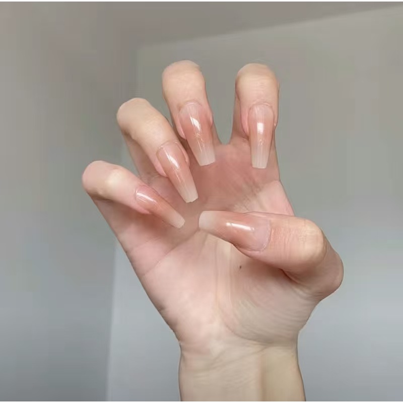 (สไตล์ใหม่) เล็บปลอมน่ารัก เล็บปลอม แบบยาว  สไตล์โมเดิร์น 24 ชิ้น【565】