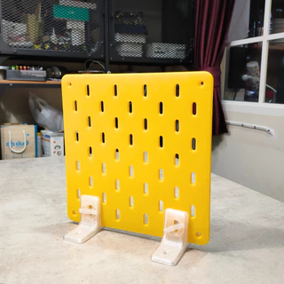 Mini Pegboard สไตล์ IKEA SKÅDIS Board (บอร์ดเจาะรู) ขนาด 20cm x 20cm [3D Print]