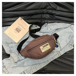 B-1072🔥กระเป๋าคาดอก สไตส์นี้เท่มาก แฟชั่นฤดูใบไม้ผลิ กระเป๋านาดใหญ่จุของได้เยอะ งานดีมาก เข้ากับทุกการแต่งกายมีซิป