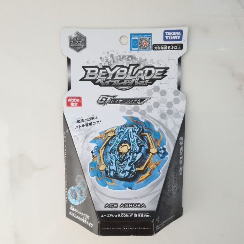Beyblade B-00 Ace Ashura 00M.V' เบย์เบลด ของแท้ Takara Tomy หมุนขวา