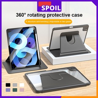 เคสสำหรับ ไอแพด ปรับองศาได้360องศา For Air5 Air4 gen10/10.9 Air3/10.5pro11/2018-2022 gen9/8/7 10.2 air1air2 gen5/6 9.7