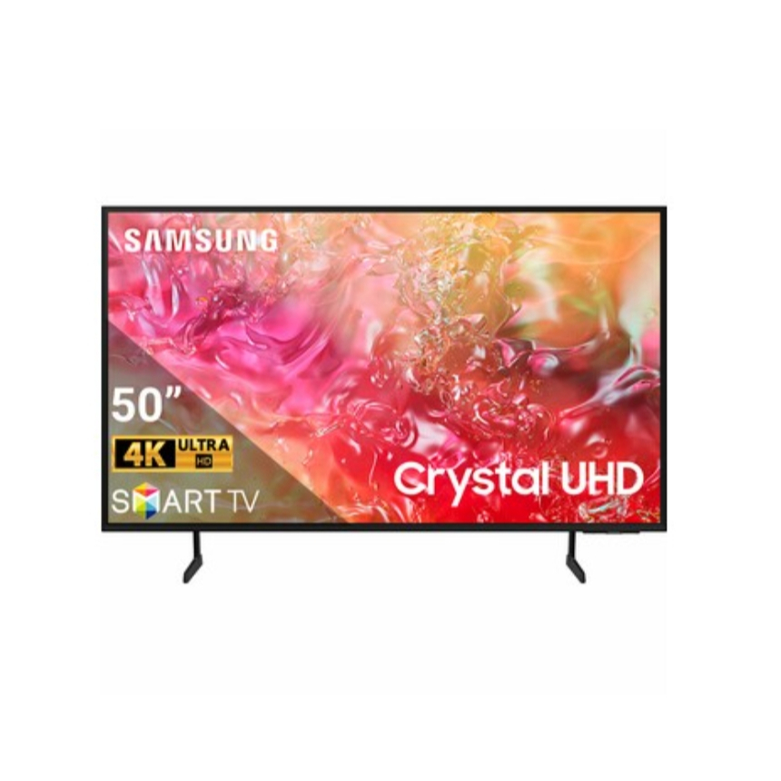 SAMSUNG Crystal UHD 4K SmartTV 50 นิ้ว รุ่น UA50DU7000K ONEรีโมทSmart TV AI Energy Mode ประหยัดพลังง
