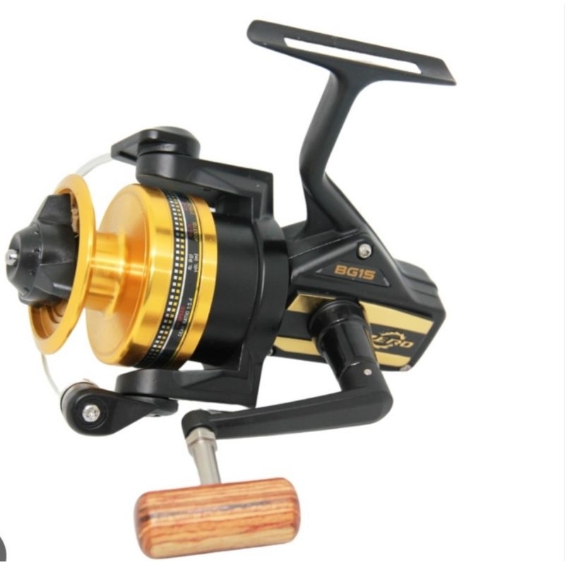 รอกสปินนิ่งตกปลา อุปกรณ์​ตกปลา​ รอกอมตะ  ZERO BLACKGOLD​  BG  13  / BG  15