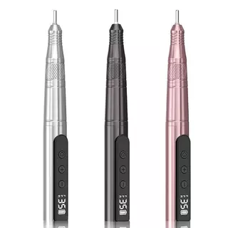 เครื่องเจียร รุ่นใหม่ nail drill รอบหมุน 35000 รอบ เครื่องนิ่ง และนิ่มมากๆ พร้อมหัวเจียร 1 หัว ไร้สายนะคะ มือ