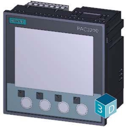 7KM2111-1BA00-3AA0 SENTRON, measuring device, 7KM PAC3200, LCD, L-L: 500 V, L-N: 289 V, 5 A, 3-phase