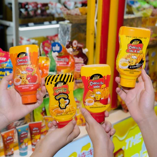 ชีสดิป แบบขวดบีบ ขนาด 200 กรัม มีฮาลาล ทานสะดวก ชีสซอส ซอสชีส Cheesy Dip รสชีส