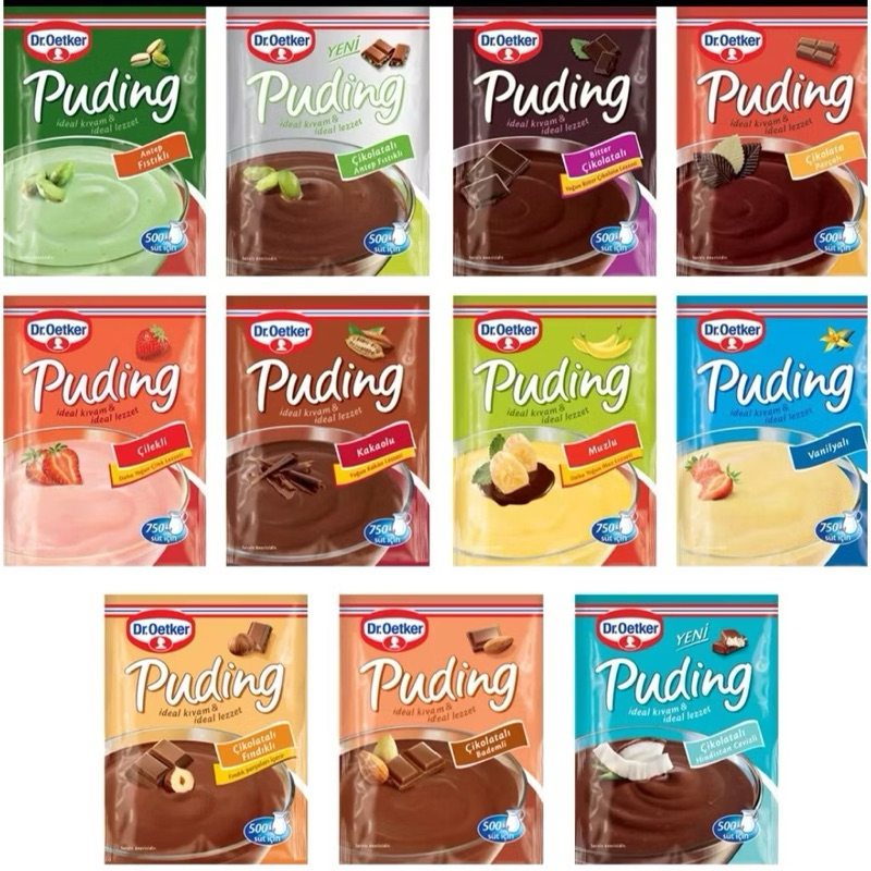 ผงพุดดิ้ง Dr. Oetker Pudding powder นำเข้าจากตุรกี