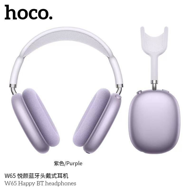 Hoco W65 หูฟังบลูทูธ เปลี่ยนพองน้ำครอบหูได้แบตอึด 45 ชั่วโมง รองรับ AUX/ Bluetooth 5.4 - รูปที่ 5