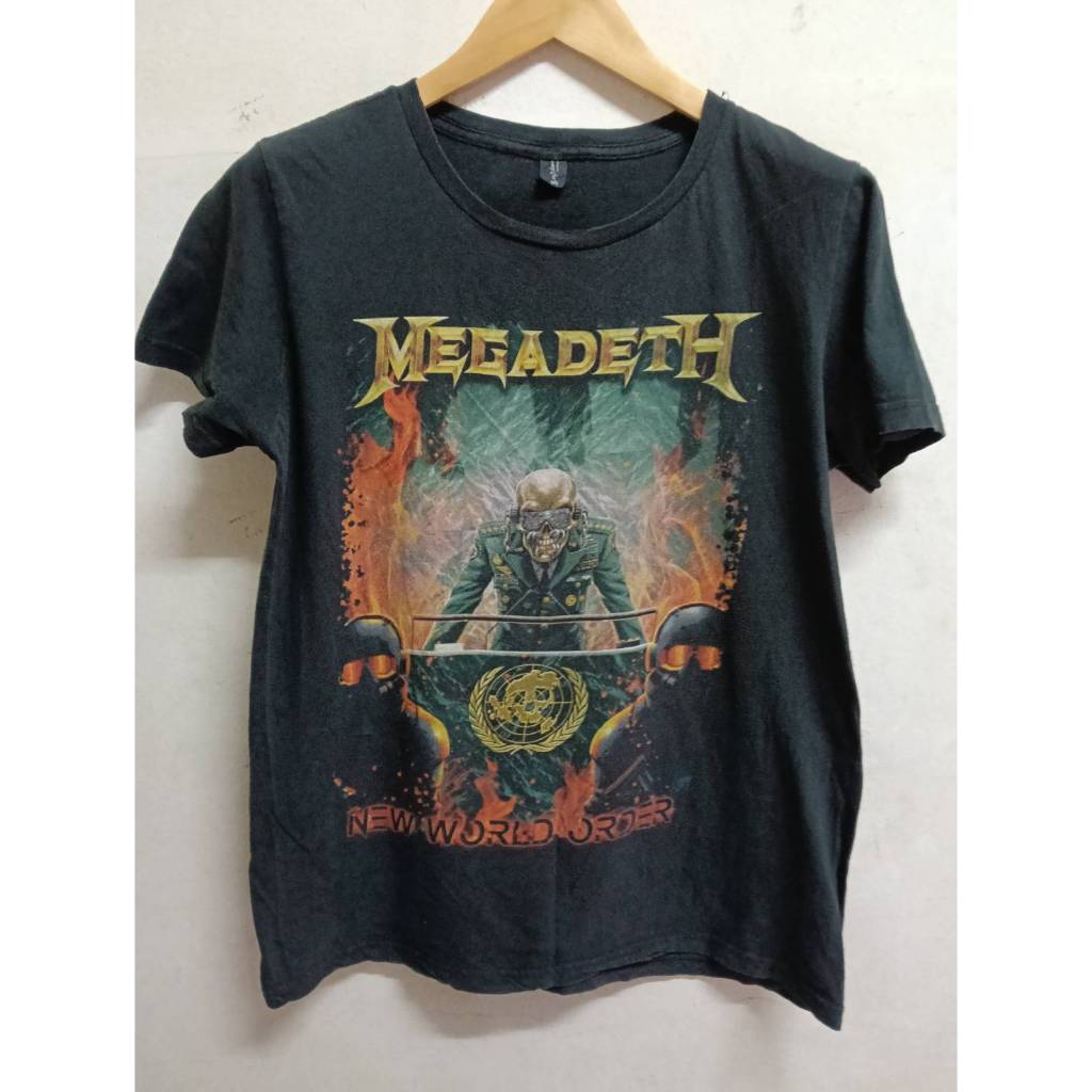 เสื้อ Megadeth " New World Order" ปี2017