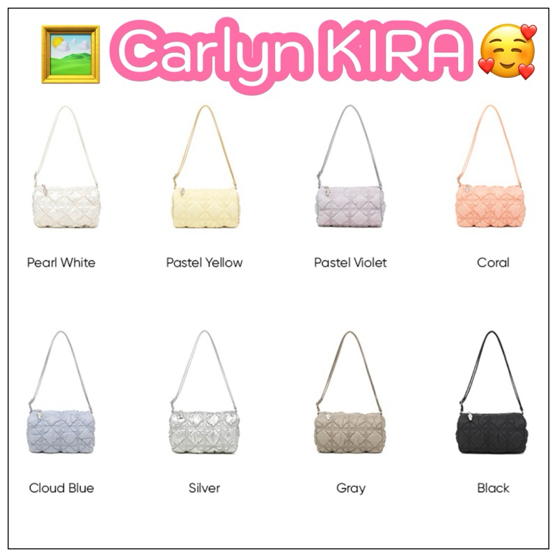 พร้อมส่งทุกสี🧺Carlyn kira bag รุ่นใหม่ ของแท้จากเกาหลี