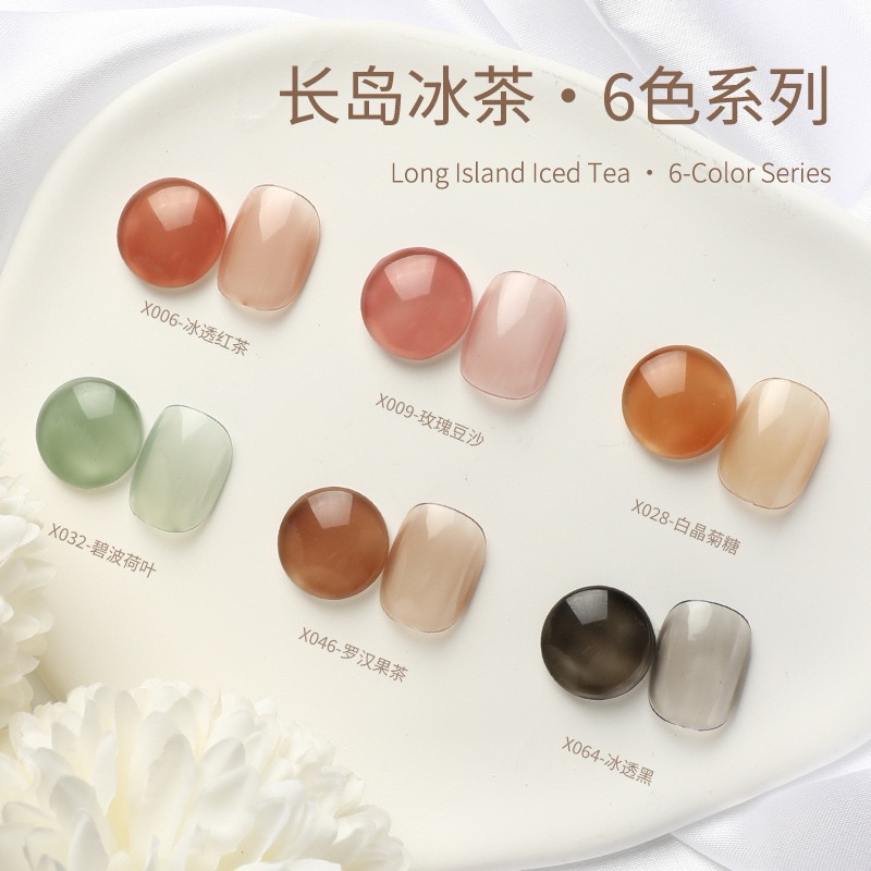 สีทาเล็บเจล XEIJAYI ช่วยขับสีผิวให้ดูขาวมีออร่า ขวดเล็ก ขนาด 7.3ml สินค้าพร้อมส่ง