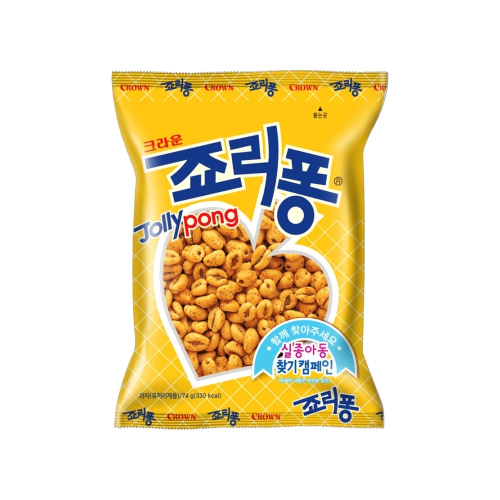[ของแท้] 죠리퐁 Crown Jolly Pong (ซีเรียลข้าวพองเกาหลี) 74g