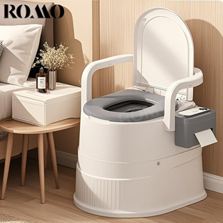 ROMO ส้วมเคลื่อนที่ โถส้วมผู้สูงอายุห้องน้ำเคลื่อนที่ ห้องน้…