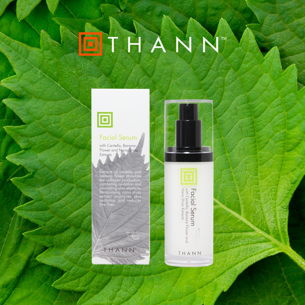 THANN Facial Serum 30 ml. ผิวมีความยืดหยุ่นขึ้น 13.4% ริ้วรอยดูลดเลือนลง 25.5%