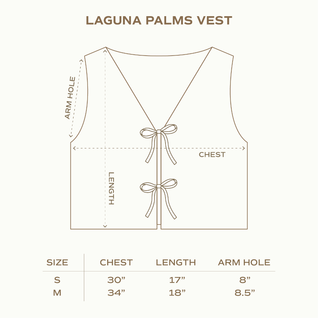 Laguna Palms Vest - White