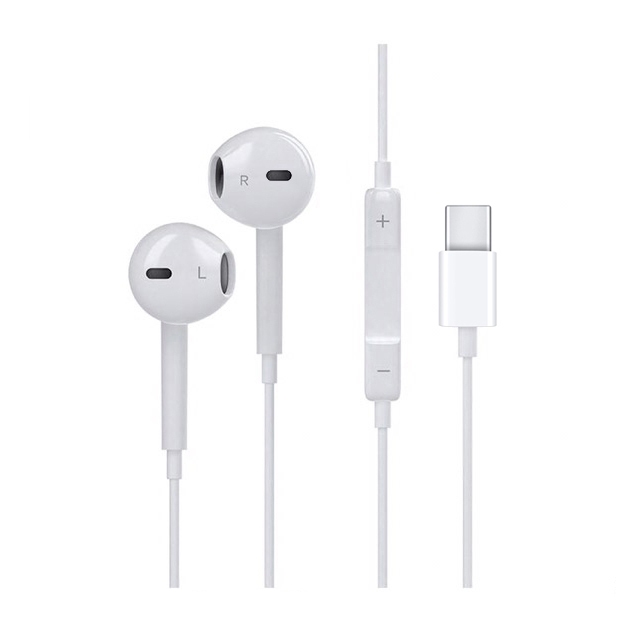 SANMAX หูฟัง Typec  3.5mm ไมโครโฟนในตัว ช่องทางซ้ายและขวา HiFi เสียงดี สำหรับ ios Android i15 i16（รับประกัน 1 ปี）