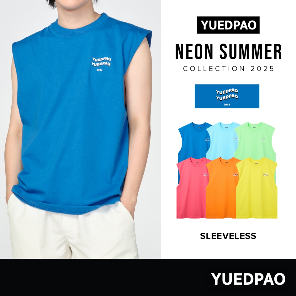Yuedpao Neon Sleeveless เสื้อนีออน เสื้อสะท้อนแสง เสื้อสงกรานต์ เสื้อยืดเปล่าแขนกุด