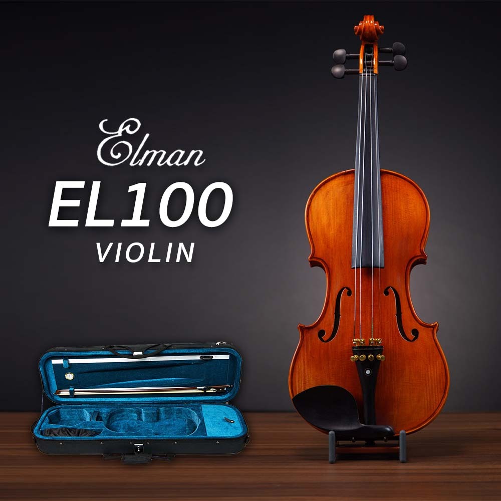 [ใส่โค้ดลด1000บ.] Elman EL100 ไวโอลิน Violin Size 1/4 , 1/2, 3/4, 4/4