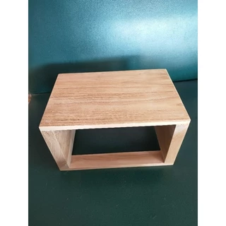 เก้าอี้เตี้ย เก้าอี้ เก้าอี้ไม้สัก ไม้แท้100% ขนาด20×30×17cm