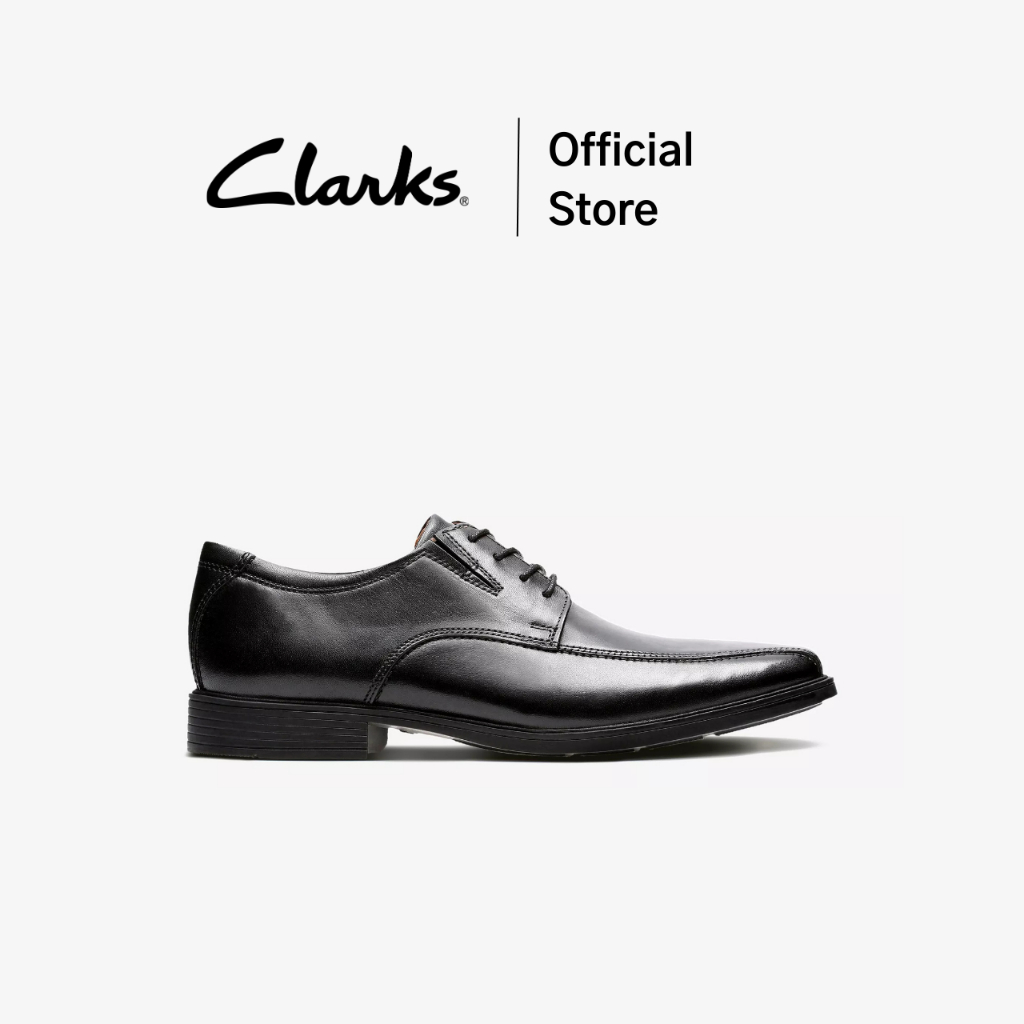 Clarks รุ่น TILDEN WALK สี BLACK LEATHER รองเท้าทำงาน หนังแท้ ทรงOXFORD (รองเท้าออกฟอร์ด) คุณภาพดี ใส่สบาย รองเท้าทำงาน