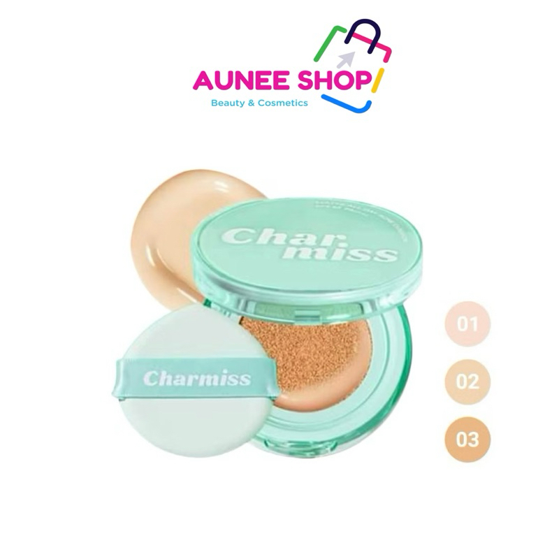 ส่งฟรี/มีไลฟ์ Charmiss Matte All Day Acne Cushion SPF 50 PA++++ 8 g คุชชั่นสำหรับผิวเป็นสิว เนื้อแมทท์ มี 3 เฉดสี