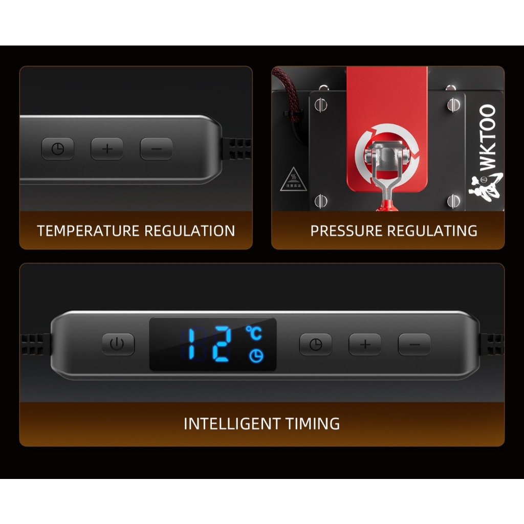 WKTOOL เครื่องหนีบจอ LCD + แท่นความร้อน - รูปที่ 3