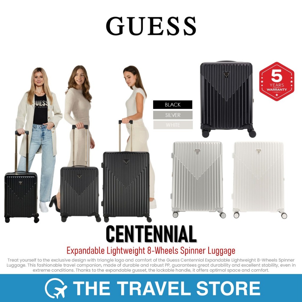 Guess CENTENNIAL Expandable Lightweight 8-Wheels Spinner Luggage (IHN967598X) กระเป๋าเดินทาง ล้อลาก

<p>“><center></p>
<h4></h4>
<p><p><font color=