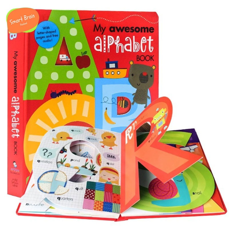 *ส่งทุกวัน* บอร์ดบุ๊คสำหรับเด็กเล็ก เล่มใหญ่ My Awesome Alphabet ABC My Awesome Alphabet Book ABC